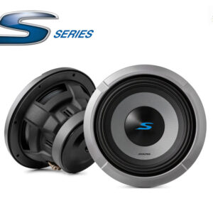 Alpine S2-W8D2 S-Series 20 cm (8-Zoll) Subwoofer mit 2 Ohm Doppelschwingspule