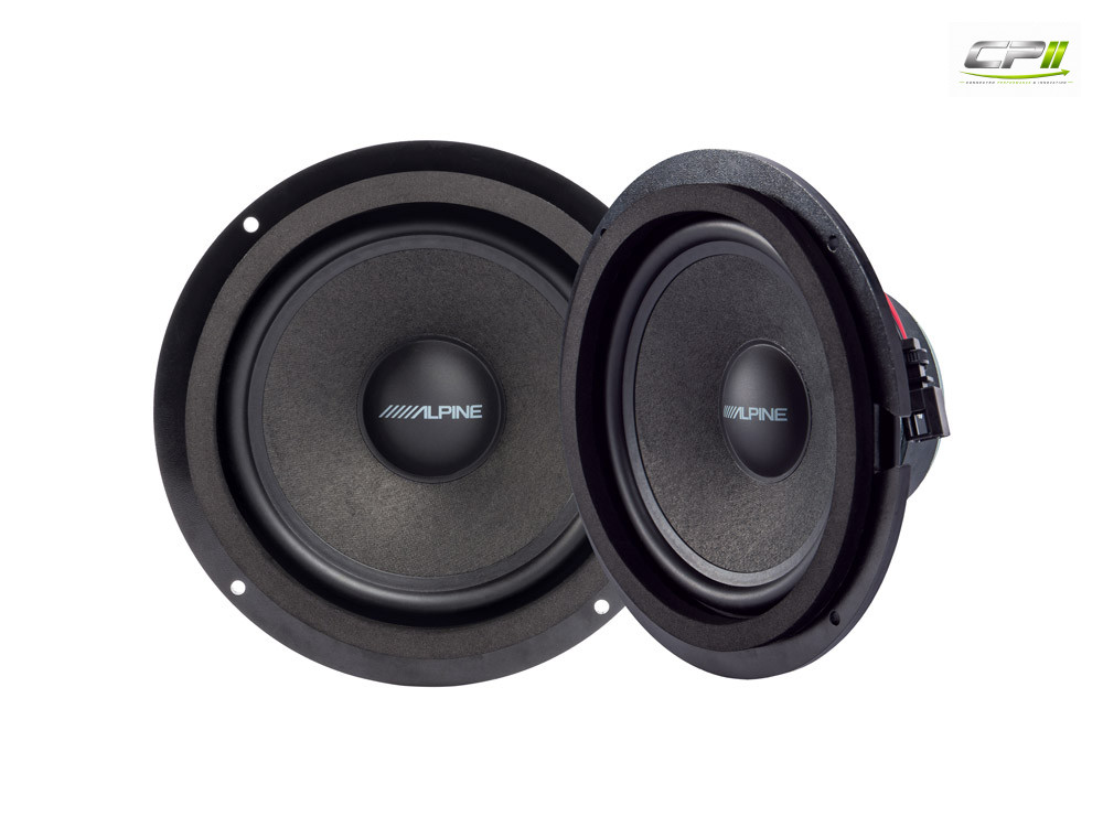 Alpine SPC-106S907 16,5 cm (6,5-Zoll) 2-WEGE-KOMPONENTEN-LAUTSPRECHER für Mercedes-Benz Sprinter 907 / 910