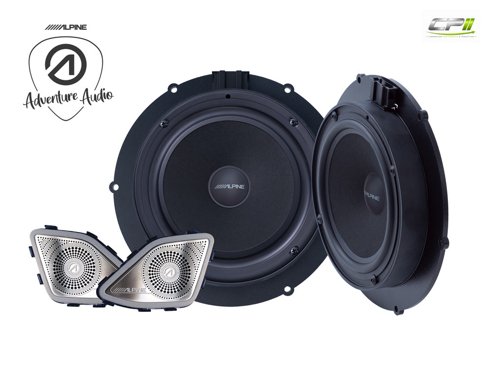 Alpine SPC-106T6 16,5 cm (6,5-Zoll) 2-WEGE-KOMPONENTEN-LAUTSPRECHER für Volkswagen T6
