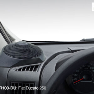 Alpine SPC-R100-DU Stage 1: Das Companion Ensemble mit 12 cm Radial On-Dash Breitbandlautsprecher für Fiat Ducato 3