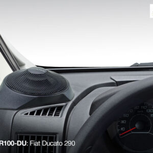 Alpine SPC-R100-DU Stage 1: Das Companion Ensemble mit 12 cm Radial On-Dash Breitbandlautsprecher für Fiat Ducato 3
