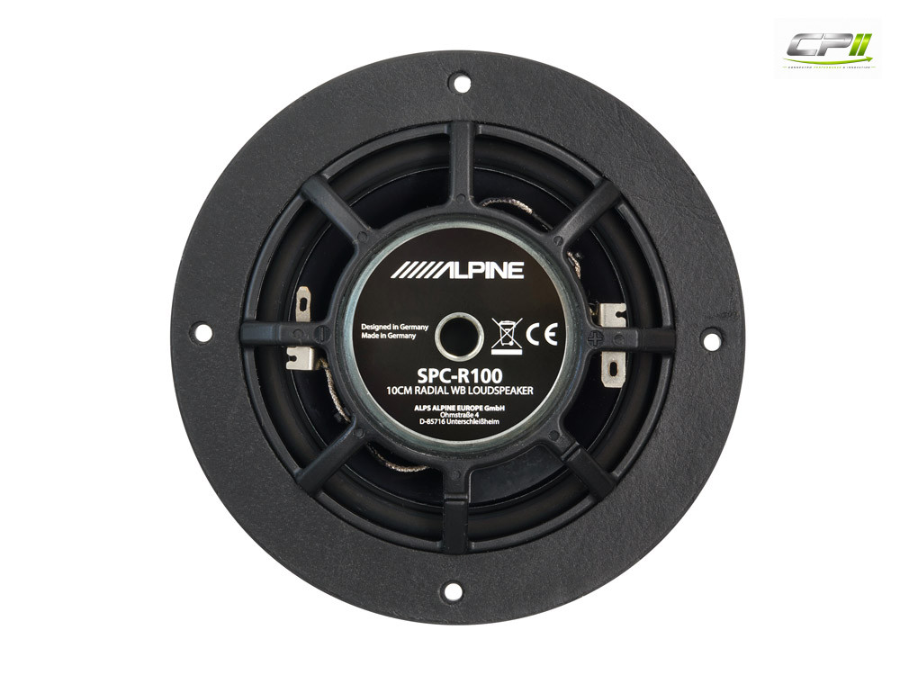 Alpine SPC-R100-DU Stage 1: Das Companion Ensemble mit 12 cm Radial On-Dash Breitbandlautsprecher für Fiat Ducato 3