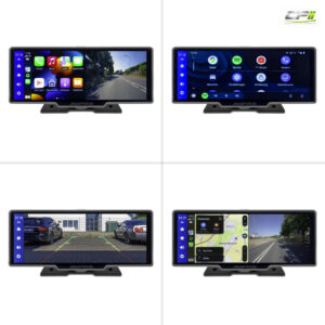 AMPIRE Smartphone-Monitor 25.4cm (10'') AHD Dual-Dashcam & Rückfahrkamera – CPM102-02 CPII