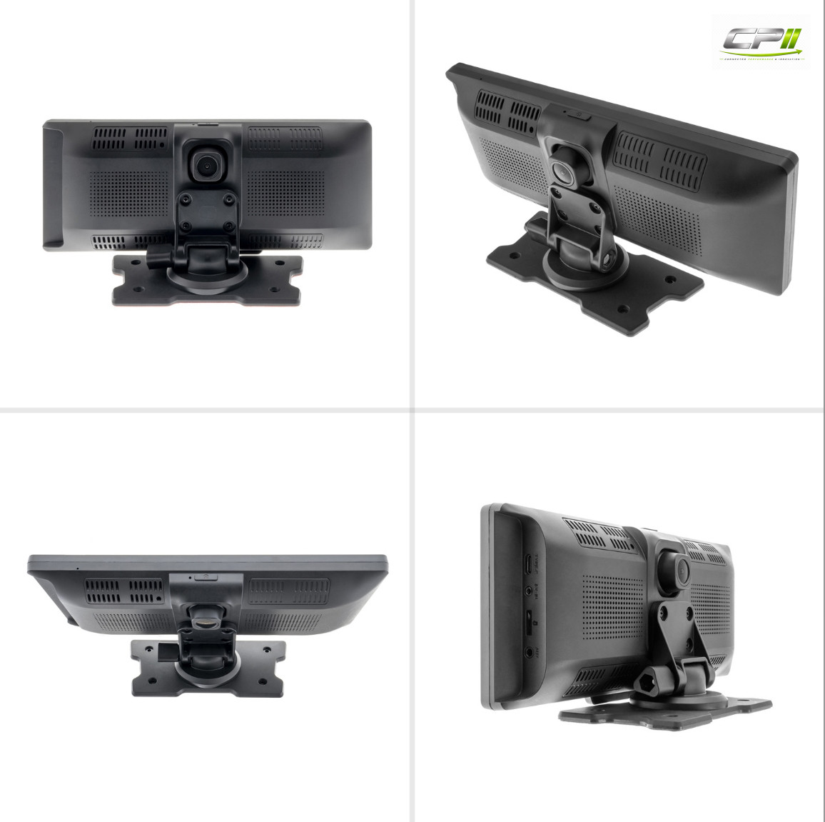 AMPIRE Smartphone-Monitor 25.4cm (10'') AHD Dual-Dashcam & Rückfahrkamera – CPM102-07 CPII