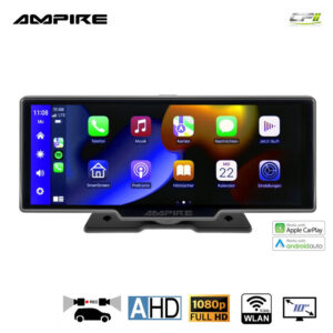AMPIRE Smartphone-Monitor 25.4cm (10'') AHD Dual-Dashcam & Rückfahrkamera