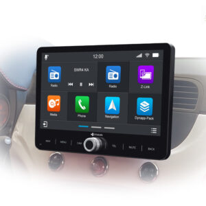 D9-UNI101 Premium Flex 10,1-Zoll 1 DIN Universal Android Autoradio mit 4 x 100W Class-D Verstärker, Inkl. Head-up-Display, Ap
