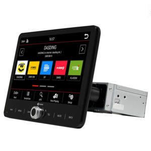 D9-UNI101 Premium 10,1-Zoll 1 DIN Universal Android Autoradio mit 4 x 100W Class-D Verstärker, Inkl. Head-up-Display, Apple C