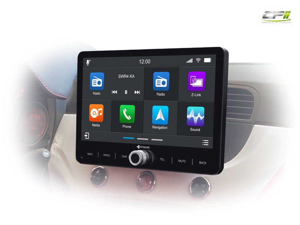 D9-UNI101 Premium 10,1-Zoll 1 DIN Universal Android Autoradio mit 4 x 100W Class-D Verstärker, Inkl. Head-up-Display, Apple C