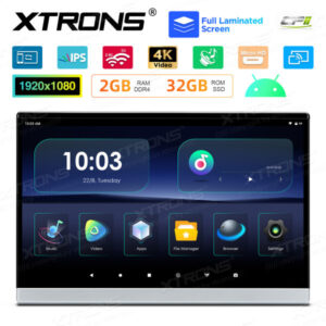 HM136AB 13,3-Zoll-Rücksitz Android 11 Auto-TV Kopfstütze Monitor Tablet UHD IPS-Bildschirm – HM136AB-02 CPII