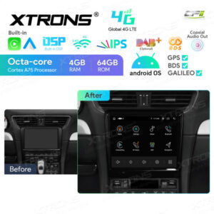 IA84BSTPT 8,4-Zoll-Octa-Core-Android-Autoradio-Multimedia-Player-Bildschirm, benutzerdefiniert für Porsche Boxster / Cayman /