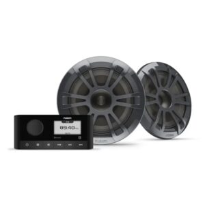AMPIRE Fusion DAB+ Marine-Radio Komplett-Set mit 16 cm EL-Lautsprechern, grau – Bild 24
