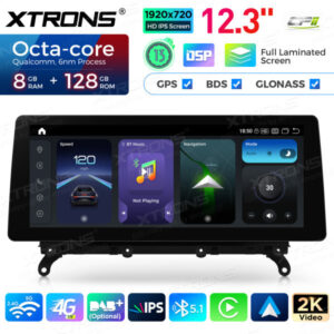 QGB23CIB12X3 12,3 Zoll Android 8 GB + 128 GB Octa Core Auto GPS Multimedia Player für BMW X3 F25 CIC – QGB23CIB12X3-02 CPII