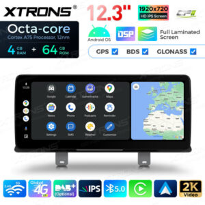 QLB22EVB12FVN 12,3 Zoll Octa Core 4 GB + 64 GB Auto GPS Multimedia Player für BMW 5er G30 / G31 EVO Android13