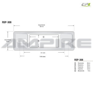 RETROSOUND "MOTOR-1DAB" DAB+ Komplett-Set "Becker Chrome" mit Zubehör – RSD-BECKER-CHROME-1DAB-05 CPII