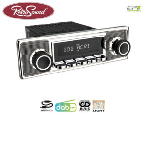 RETROSOUND "MOTOR-1DAB" DAB+ Komplett-Set "Becker Chrome" mit Zubehör