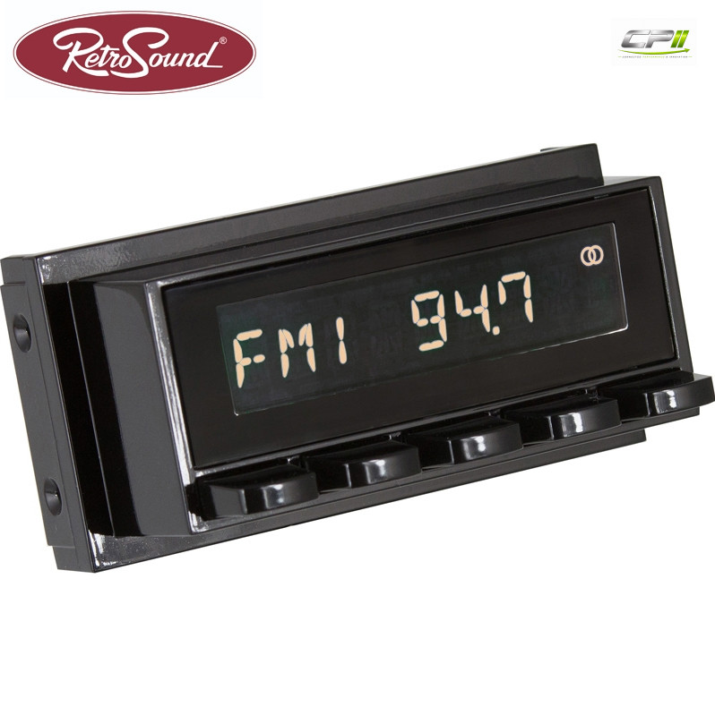 RetroSound MOTOR-1DAB Autoradio DAB+ Komplett-Set für Oldtimer mit RDS und – RSD-BLACK-1DAB-02 CPII