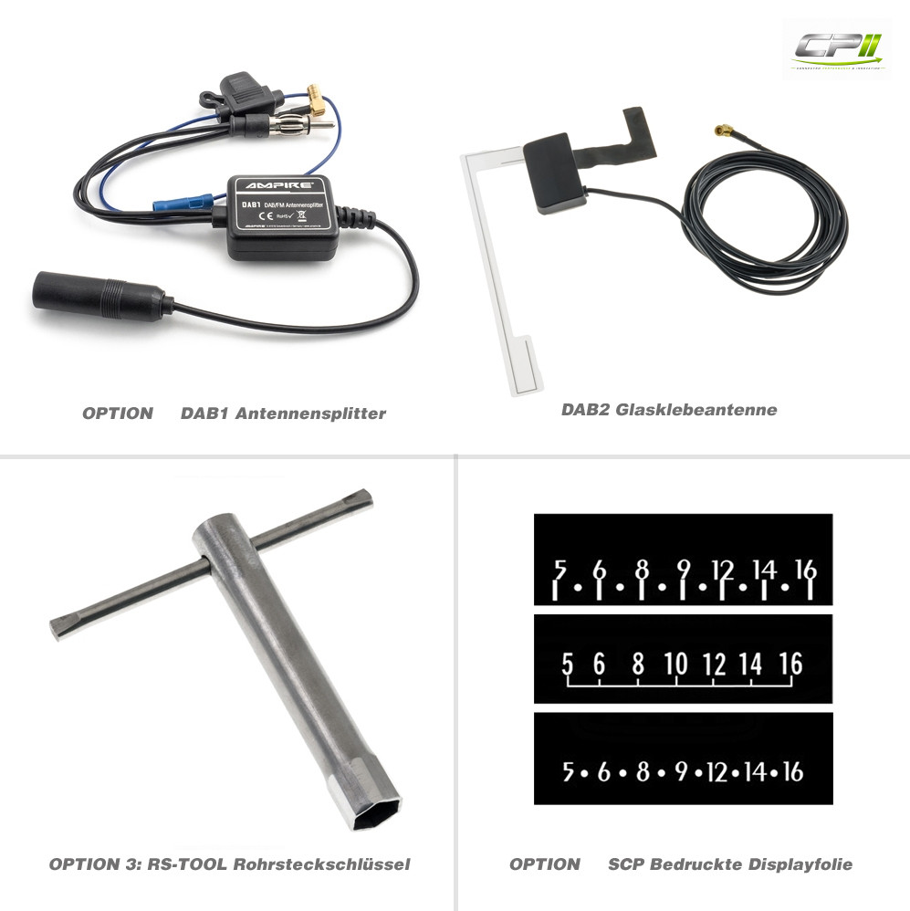 RETROSOUND "MOTOR-1DAB-1" DAB+ Komplett-Set "Black" mit Bluetooth® – RSD-BLACK-1DAB-1-05 CPII