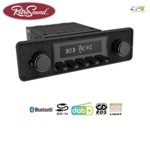 RETROSOUND "MOTOR-1DAB-1" DAB+ Komplett-Set "Black" mit Bluetooth®