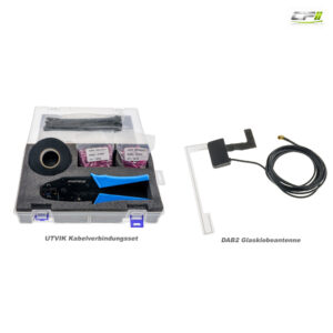 RETROSOUND "MOTOR-1DAB" DAB+ Komplett-Set "Chrome" mit Zubehör – RSD-CHROME-1DAB-08 CPII