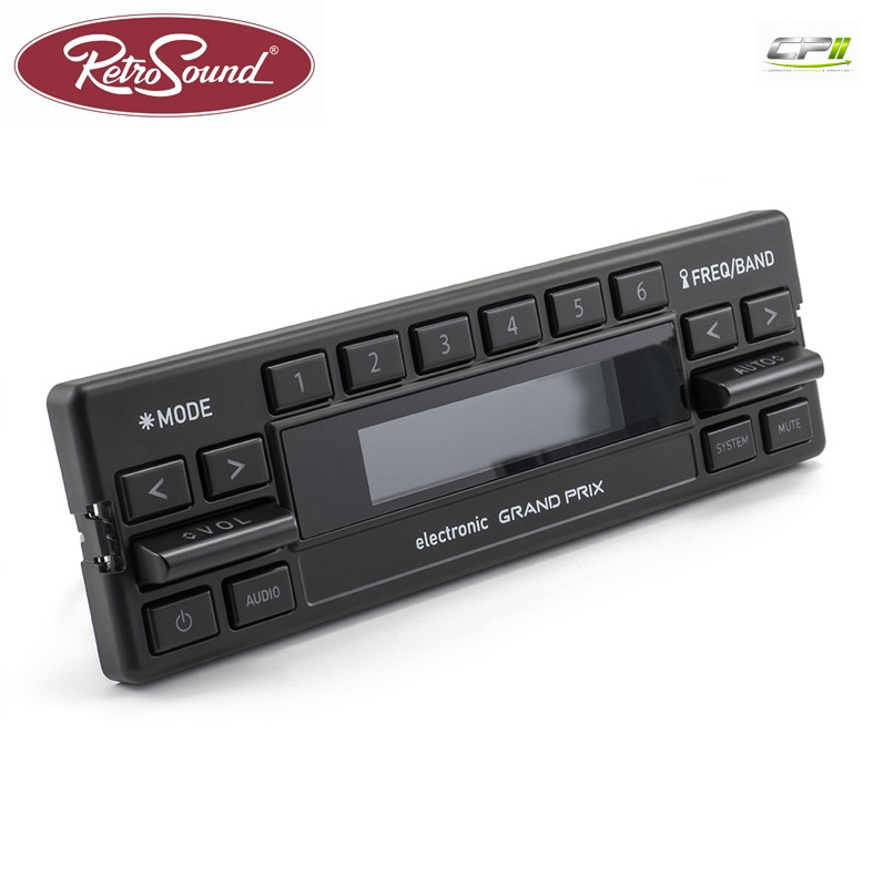 RETROSOUND "MOTOR-1DAB" DAB+ Komplett-Set "Grand Prix" mit Zubehör – RSD-GRANDPRIX-1DAB-06 CPII