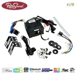 RETROSOUND "MOTOR-6DAB" DAB+ Komplett-Set "Grand Prix" mit Zubehör – RSD-GRANDPRIX-6DAB-01 CPII