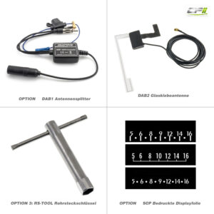 RETROSOUND "MOTOR-1DAB-1" DAB+ Komplett-Set "Ivory" mit Bluetooth® – RSD-IVORY-1DAB-1-05 CPII