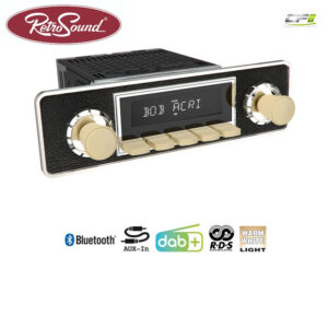 RETROSOUND "MOTOR-1DAB-1" DAB+ Komplett-Set "Ivory" mit Bluetooth®