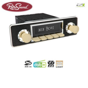 RETROSOUND "MOTOR-1DAB" DAB+ Komplett-Set "Ivory" mit Zubehör