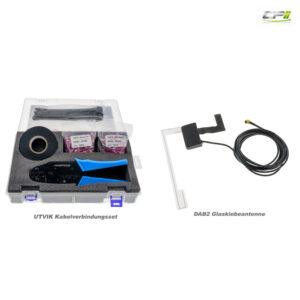 RETROSOUND "MOTOR-6DAB" DAB+ Komplett-Set "Ivory" mit Zubehör – RSD-IVORY-6DAB-09 CPII