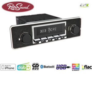 RETROSOUND "MOTOR-6DAB" DAB+ Komplett-Set "Trim" mit Zubehör