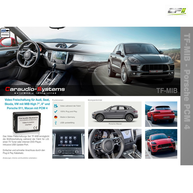 CAS TV-Freischaltung für VW und AUDI MIB – TF-MIB-01 CPII