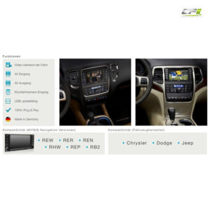 CAS Rückfahrkamera Interface für CHRYSLER/DODGE/JEEP mit MYGIG – ZL-MYGIG500-01 CPII
