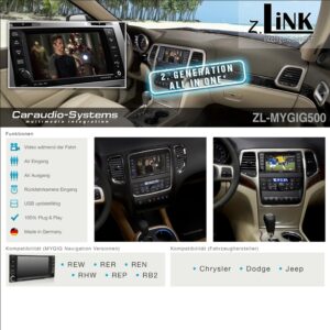 CAS Rückfahrkamera Interface für Chrysler Dodge Jeep MYGIG mit AV – Bild 9
