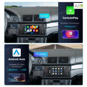 PX7439BL 7 Zoll Octa Core 4 + 64 GB Global 4G LTE Android Autoradio Multimedia Player Custom Fit für BMW – PX7439BL-16 CPII