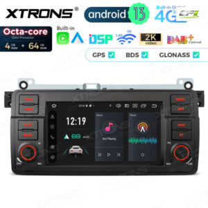 PX7446BL 7 Zoll für BMW / Rover / MG Octa Core 4 + 64 GB Global 4G LTE Android Autoradio Multimedia Player – PX7446BL-02 CPII