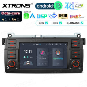 PX7446BL 7 Zoll für BMW / Rover / MG Octa Core 4 + 64 GB Global 4G LTE Android Autoradio Multimedia Player – PX7446BL-03 CPII