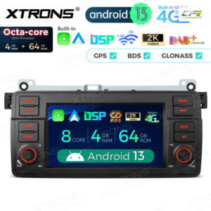 PX7446BL 7 Zoll für BMW / Rover / MG Octa Core 4 + 64 GB Global 4G LTE Android Autoradio Multimedia Player – PX7446BL-05 CPII