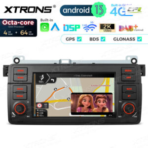 PX7446BL 7 Zoll für BMW / Rover / MG Octa Core 4 + 64 GB Global 4G LTE Android Autoradio Multimedia Player – PX7446BL-08 CPII