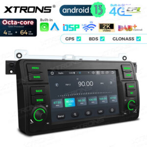 PX7446BL 7 Zoll für BMW / Rover / MG Octa Core 4 + 64 GB Global 4G LTE Android Autoradio Multimedia Player – PX7446BL-09 CPII