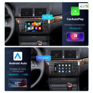 PX7446BL 7 Zoll für BMW / Rover / MG Octa Core 4 + 64 GB Global 4G LTE Android Autoradio Multimedia Player – PX7446BL-15 CPII