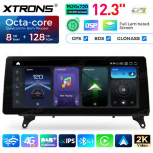 QGB23CCB12X5L 12,3 Zoll für BMW X5 E70 / X6 E71 CCC System Autoradio Multimedia Player Octa Core 8+128 Android 13