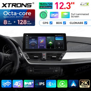 12,3 Zoll 8 GB + 128 GB Android Auto GPS Multimedia Player für BMW 5er F10 / F11 CIC System – QGB23CIB12FVGT-04 CPII
