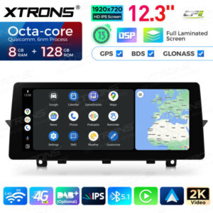 QGB23CIB12X1 12,3 Zoll für BMW X1 E84 CIC System Android 13 Octa Core 8+128 Autoradio 4G Eingebauter CP AA Original CD-Player