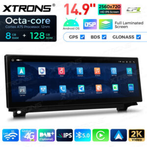 QLBH44FVCI 14,9 Zoll Octa Core 6 + 128 GB Global 4G LTE Android Autoradio Multimedia Player mit vollständig laminiertem 2K IP