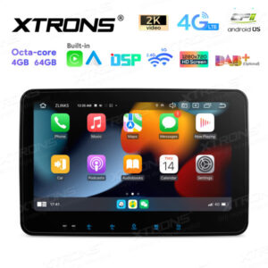 TX122L 10,1 Zoll drehbares QLED-Display Doppel-DIN-Android-Autoradio Octa-Core-Prozessor 4 GB RAM und 64 GB ROM