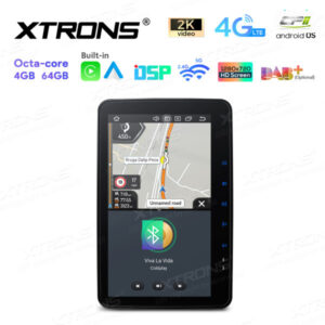 TX122L 10,1 Zoll drehbares QLED-Display Doppel-DIN-Android-Autoradio Octa-Core-Prozessor 4 GB RAM und 64 GB ROM