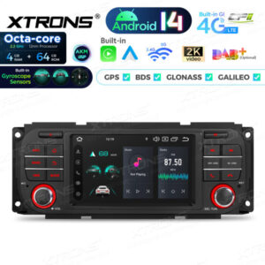 Android Autoradio Xtrons PX54WRJLGS 5-Zoll-Navigations-Multimedia für Chryslert / Jeep / Dodge – px54wrjlgs-1 CPII