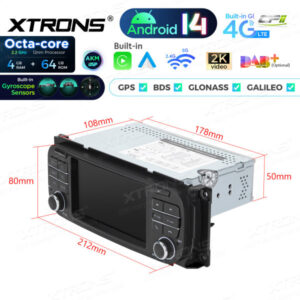 Android Autoradio Xtrons PX54WRJLGS 5-Zoll-Navigations-Multimedia für Chryslert / Jeep / Dodge – px54wrjlgs-10 CPII