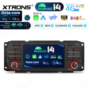 Android Autoradio Xtrons PX54WRJLGS 5-Zoll-Navigations-Multimedia für Chryslert / Jeep / Dodge – px54wrjlgs-3 CPII