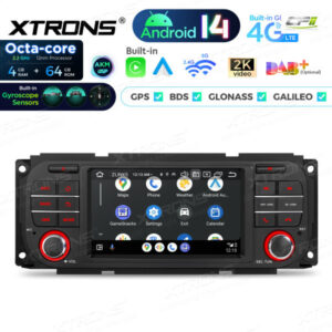 Android Autoradio Xtrons PX54WRJLGS 5-Zoll-Navigations-Multimedia für Chryslert / Jeep / Dodge – px54wrjlgs-5 CPII